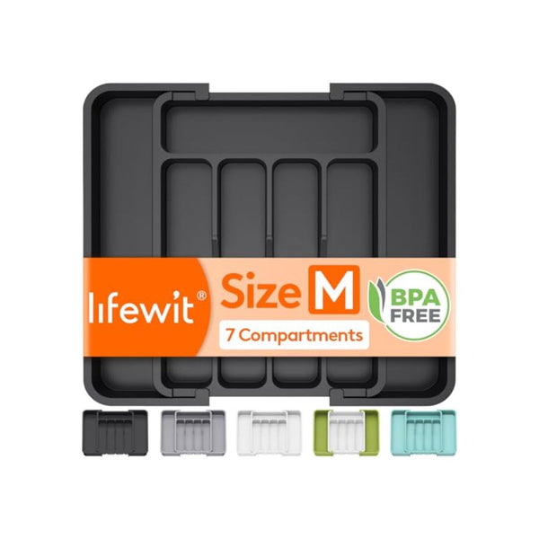Lifewit Silverware Drawer Organizer