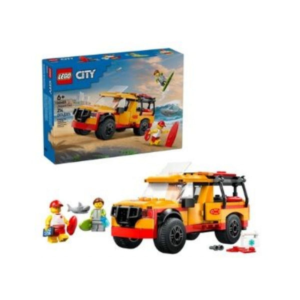 214-Pcs LEGO City Lifeguard Beach Rescue Truck Toy