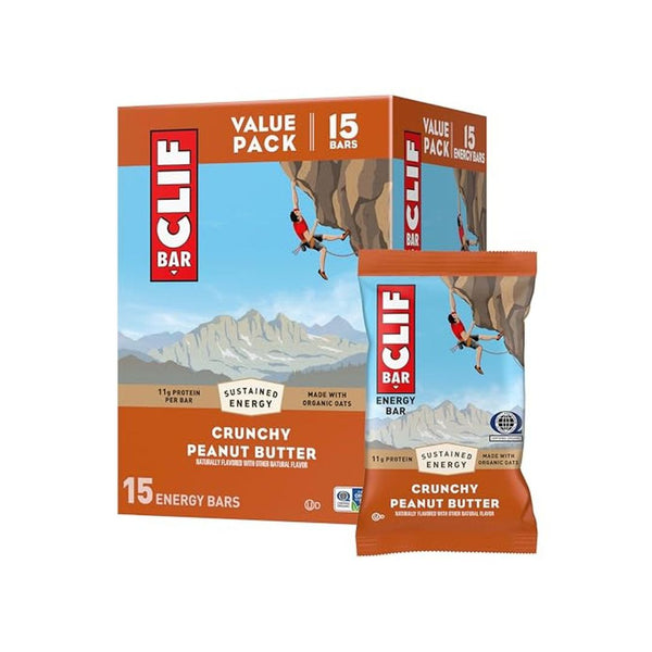 15 Pack CLIF Bar Crunchy Peanut Butter Energy Bars
