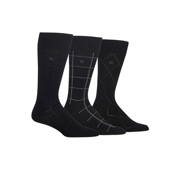 3 Pack Chaps Classic Dress Crew Socks