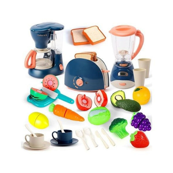 Kids Play Kitchen Appliances Toy Set