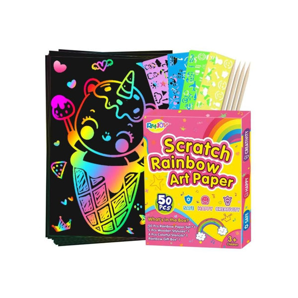 60-Pcs Scratch Paper Art