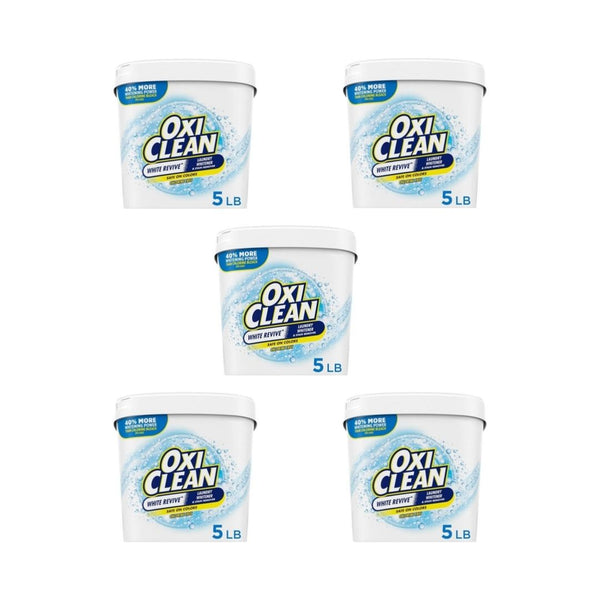 4-Pack 5lbs OxiClean Laundry Whitener & Stain Remover Powder