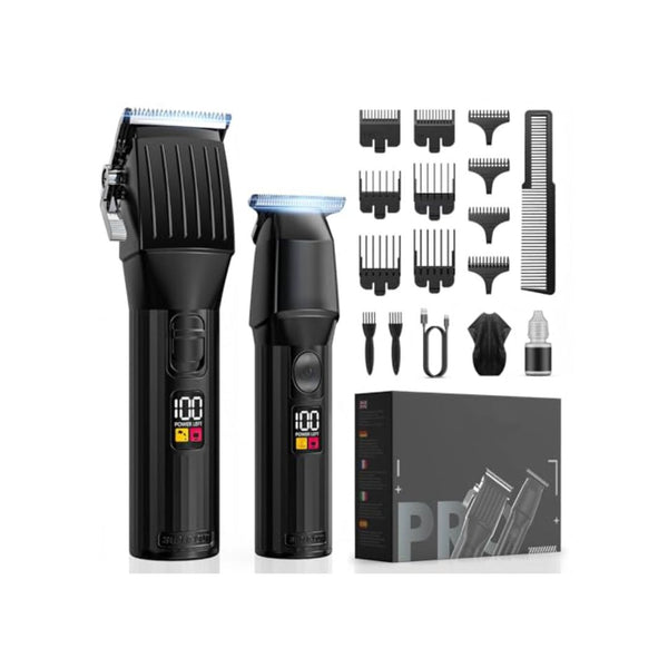 Professional Cordless Hair Clippers And Beard Trimmer Family Set