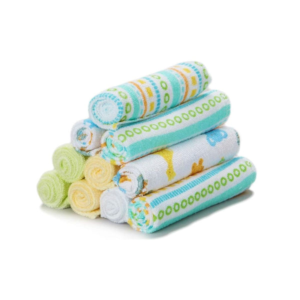 10 Pack of Spasilk Baby Soft Terry Washcloths