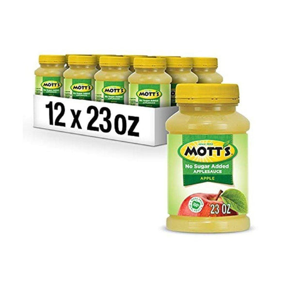 12 Pack Mott's No Sugar Added Applesauce Jars