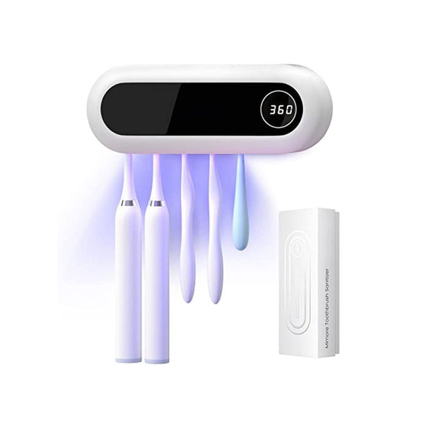 Cordless Wall Mounted Toothbrush Holder Cleaner with Timer