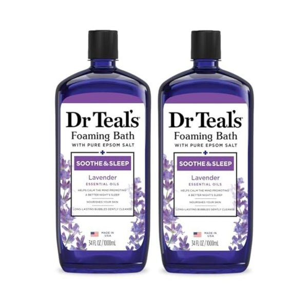 2 Pack Of Dr Teal's Bath Foaming