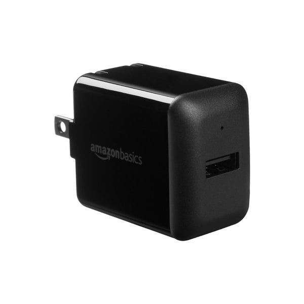 Amazon Basics 12W One-Port USB-A Wall Charger