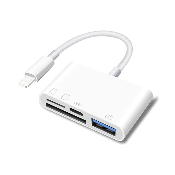 Lightning 4-in-1 SD Card Reader Adapter for iPhone