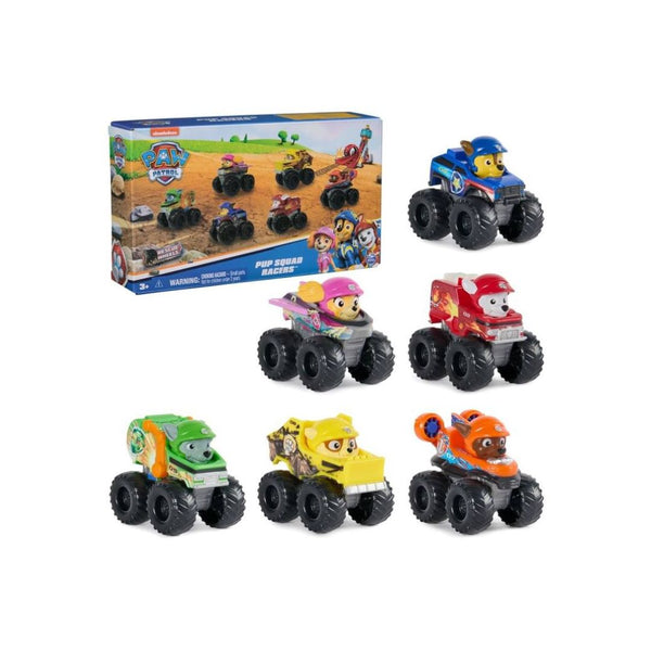 6-Piece Paw Patrol Rescue Wheels Pup Squad Racers