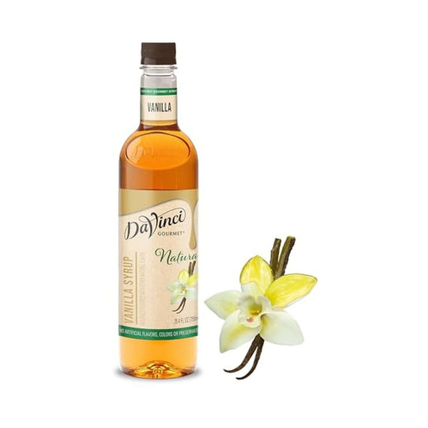 25.4 oz DaVinci Gourmet Naturals Vanilla Syrup