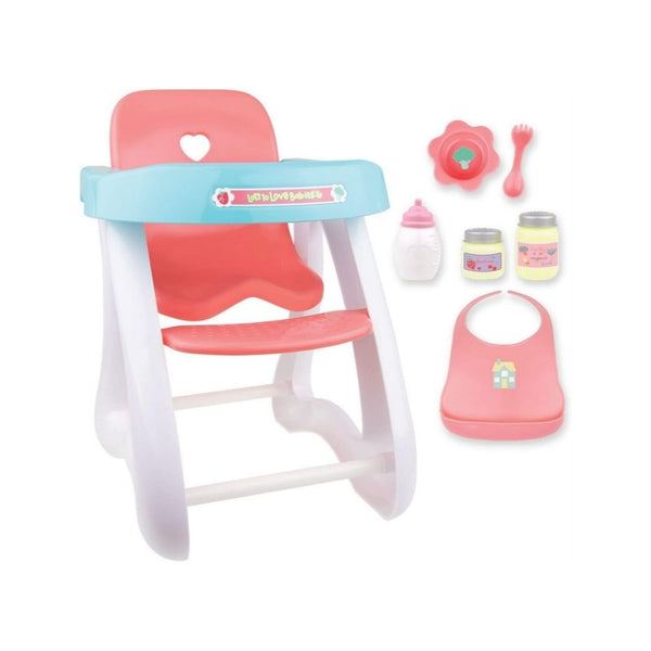 7-Piece JC Toys High Chair & Accessory Set