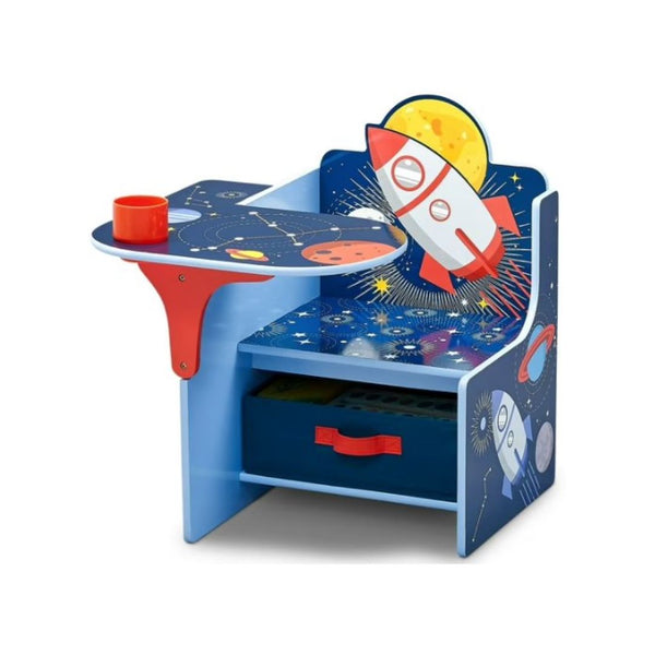 Delta Children Space Adventures Chair Desk with Storage Bin