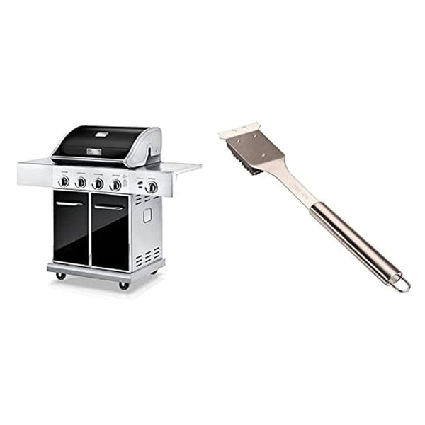 NutriChef 5-Burner Propane Gas Grill with Cleaning Brush