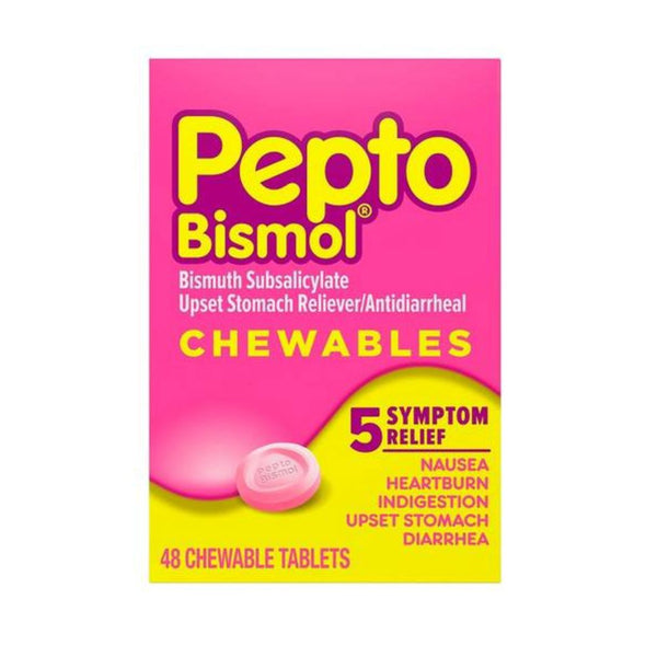48-Count Pepto Bismol Chewable Tablets