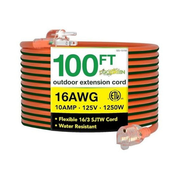 100 Foot Heavy Duty Outdoor Extension Cord