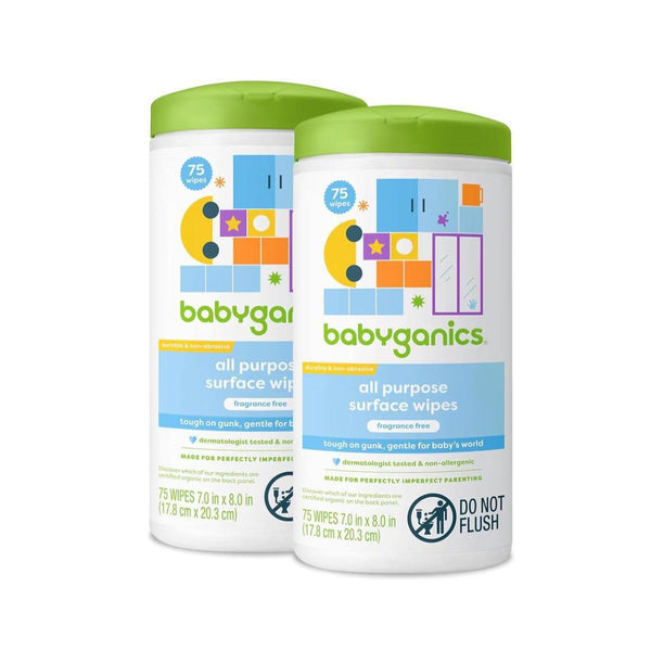 75-Count Babyganics All Purpose Surface Wipes