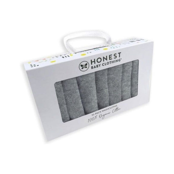 10 HonestBaby Terry Wash Cloths