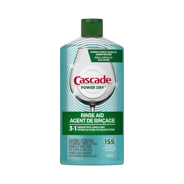 Cascade Power Dry Dishwasher Rinse Aid, 16 fl oz