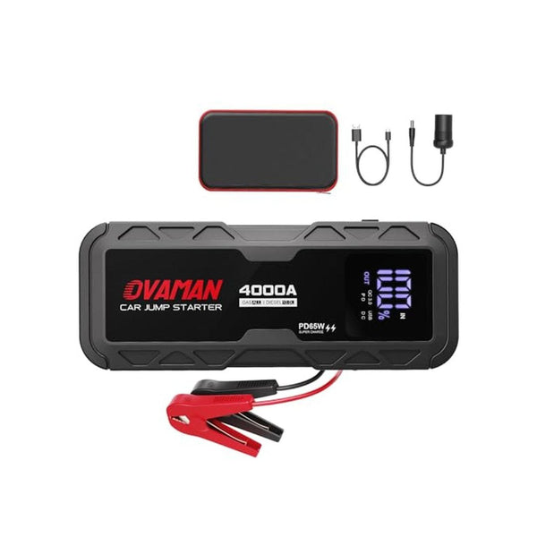 4000A Portable Car Battery Jump Starter Power Bank