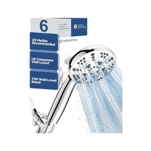 High Pressure 6-Mode Handheld Shower Head Set