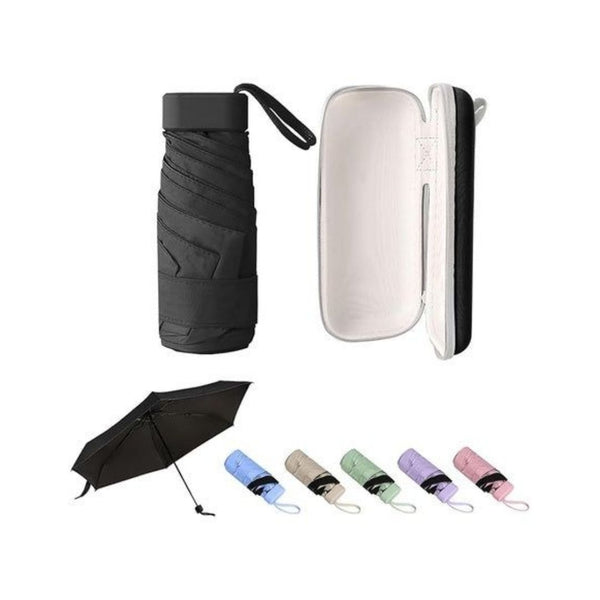 Mini Umbrella with Case (6 Colors)
