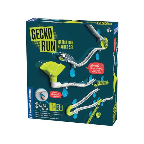 63 Piece Gecko Run Vertical Marble Run Starter Set