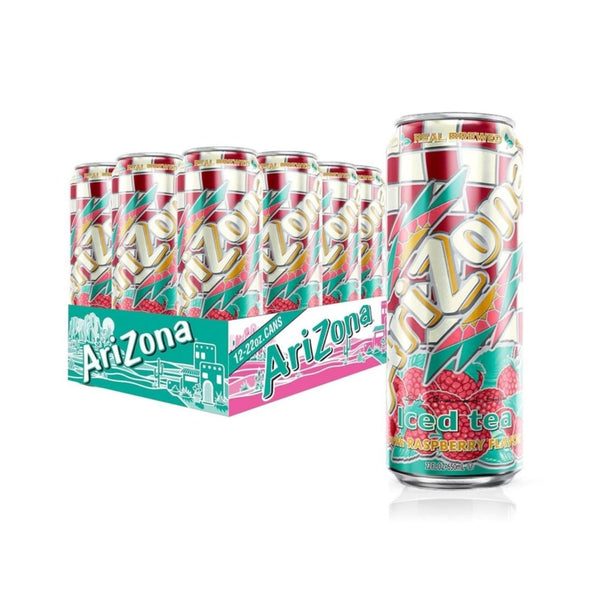 12 Big Cans of Arizona Raspberry Tea