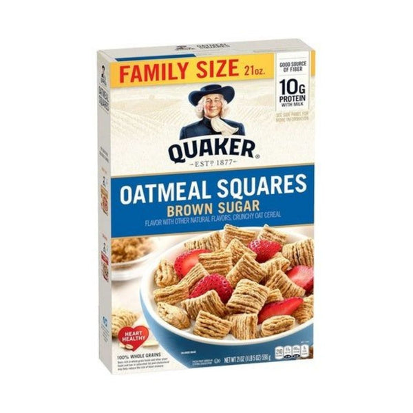 Quaker Oatmeal Squares Breakfast Cereal
