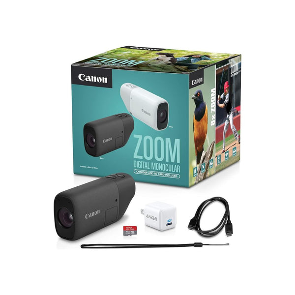 Canon Zoom Digital Monocular with USB Charger and microSD Card