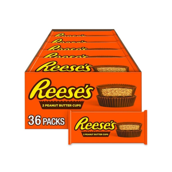 36 Packs Of Reese's Milk Chocolate Peanut Butter Cups