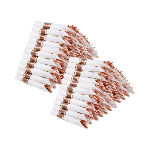 400-Pcs Pre Rolled Cutlery Sets