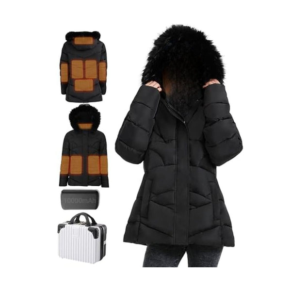 Women's Heated Jacket with Battery Pack