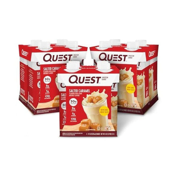 12 Pack Quest Salted Caramel Protein Shakes (OU-D)