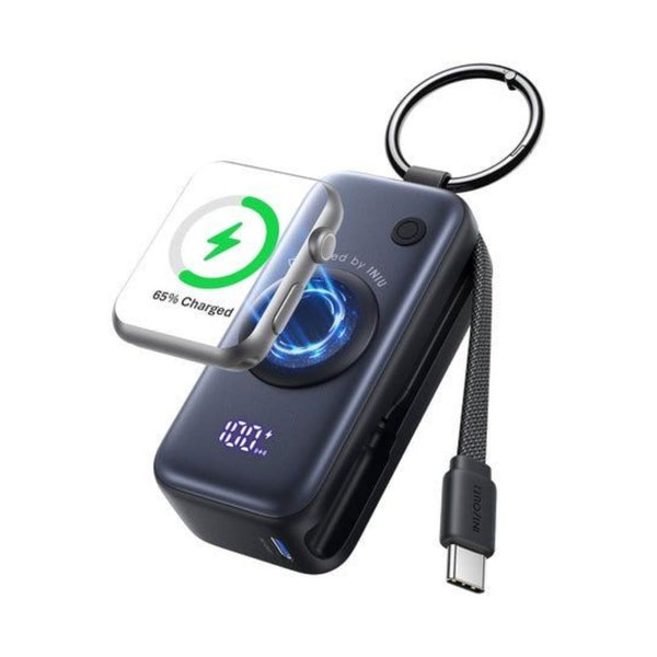 INIU 5000mAh 20W PD Ultra Compact Power Bank & Apple Watch Charger