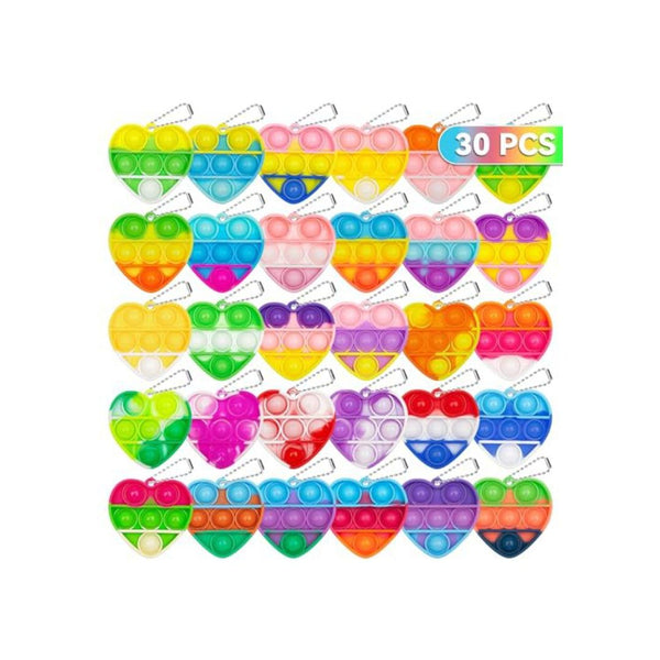 30-Pcs Pop Fidget Toys