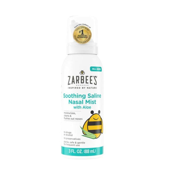 Zarbee’s Soothing Saline Nasal Mist with Aloe