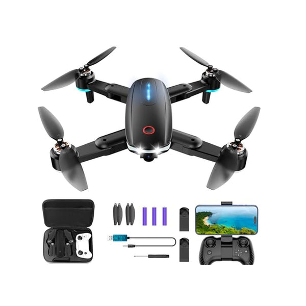2 Battery 1080P FPV Foldable Camera Drone