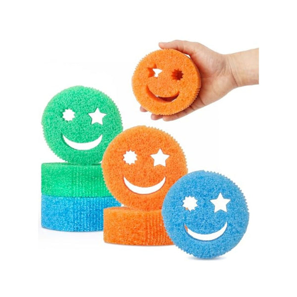 6 Pack Scratch-Free Odor Resistant Kitchen Sponges