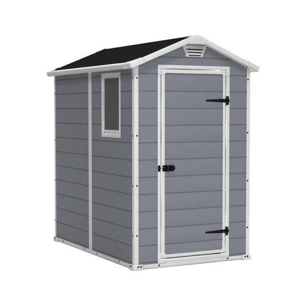 Keter Manor 4×6 Resin Outdoor Storage Shed Kit