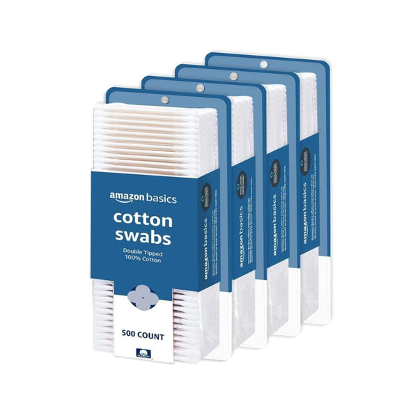 2,000 Count Amazon Basics Cotton Swabs