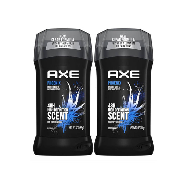 2 AXE Dual Action Deodorant Stick