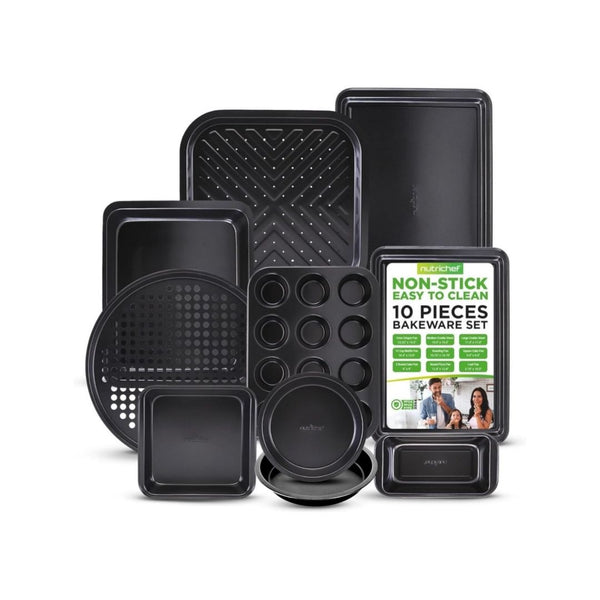 NutriChef 10-Piece Non-Stick Baking Set