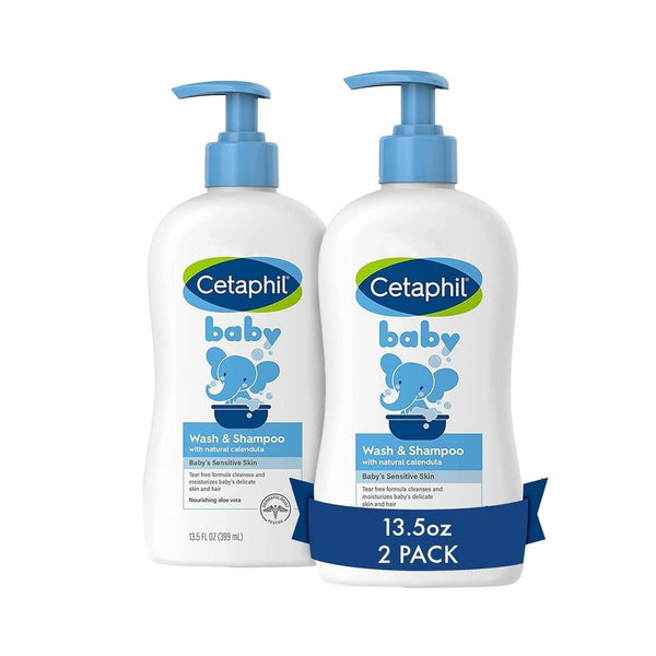 Pack of 2 Cetaphil Baby Wash & Shampoo