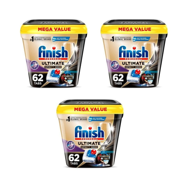 186 Finish Ultimate Infinity Shine Dishwasher Pods