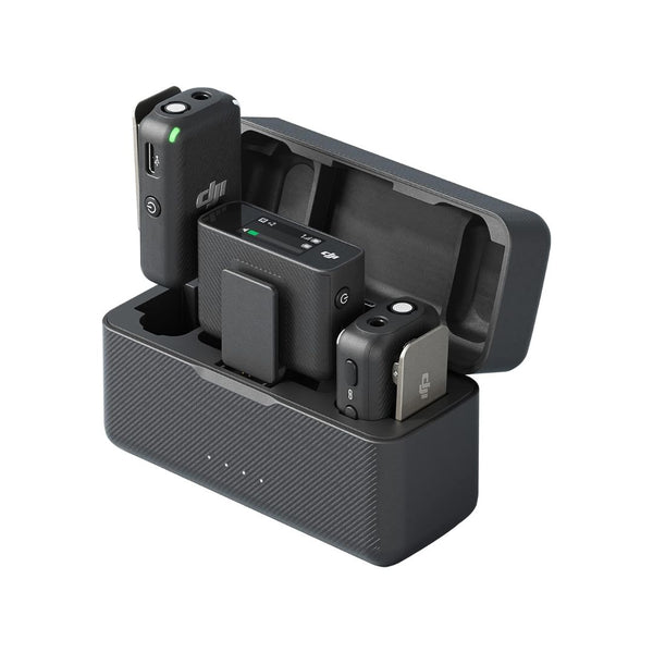 DJI Mic (2 TX + 1 RX + Charging Case), Wireless Lavalier Microphone