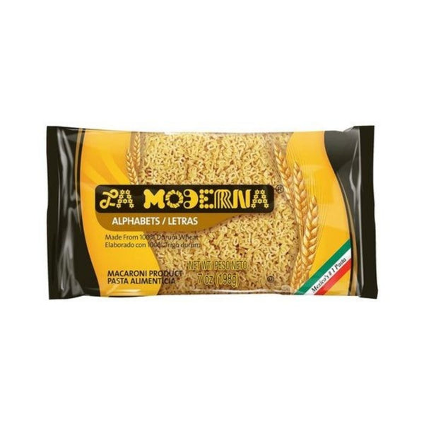6 Bags La Moderna Alphabet Pasta