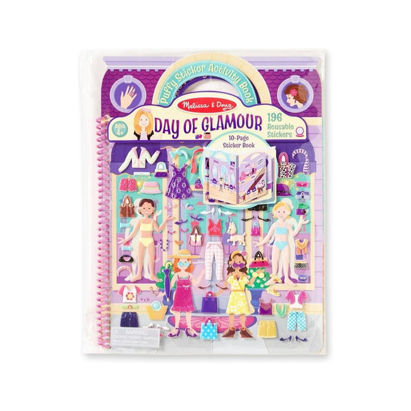 Melissa & Doug Day of Glamour Puffy Sticker Activity Book