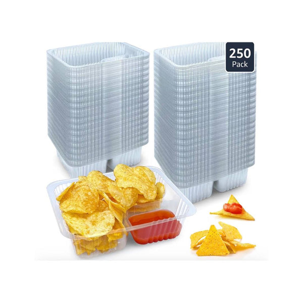 250 Pieces of Plastic Nacho Trays